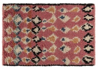 An Image of Habitat Savanna Flatweave Wool Rug - 120 x 180cm - Pink