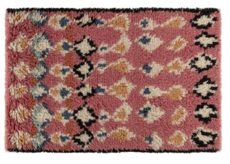 An Image of Habitat Savanna Flatweave Wool Rug - 120 x 180cm - Pink