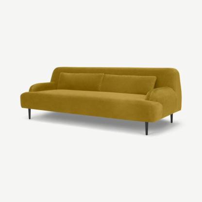 An Image of Giselle 3 Seater Sofa, Antique Velvet