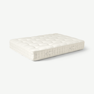 An Image of Halsua 2000 Pocket Super King Size Mattress, Firm Tension, Natural Cotton & Wool