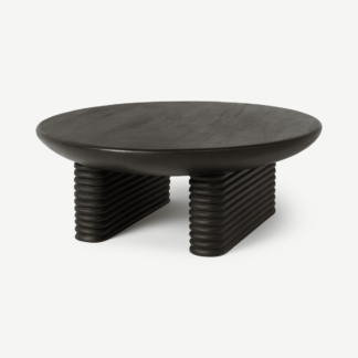 An Image of Kalaspel Coffee Table, Charcoal Mango Wood