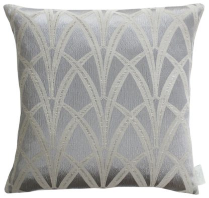 An Image of Angel Strawbridge Broadway Textured Cushion Silver 50x50cm