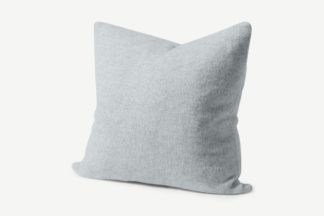 An Image of Burley Wool Blend Cushion, 45 x 45 cm, Earl Grey