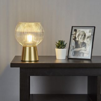 An Image of Naomi Table Lamp - Clear