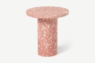 An Image of Emily Marlin Side Table, 42 x 40 cm, Terracotta Jesmonite