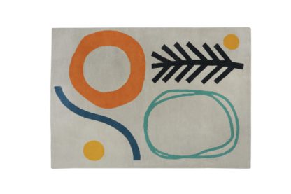 dd8559878d4656cd22e0418cea20978d705b2c66837c19ee63ec3b3561cb7622.jpg An Image of Habitat Novak Abstract Wool Rug - 160 x 230cm -Multicoloured
