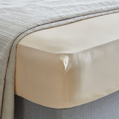 An Image of Plain Fitted Sheet White