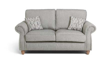 e82e5cad18b6013817c5994f8d5e4a9ce13b4700d0ecf8ce5a6ad9de40f79bd7.jpg An Image of Habitat Wilfred 3 Seater Fabric Sofa - Light Grey