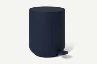 An Image of Zone Denmark Nova Pedal Bin, 3L, Matte Midnight Blue Steel