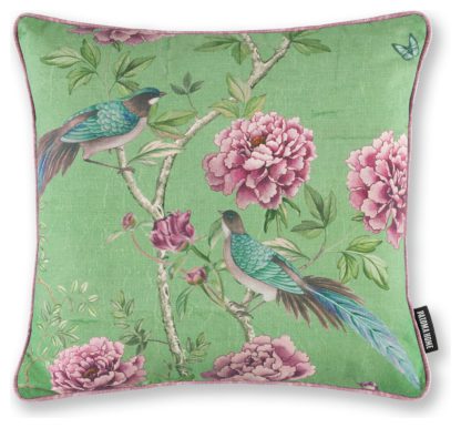 An Image of Paloma Chinoiserie Cushion - Blossom - 43X43cm