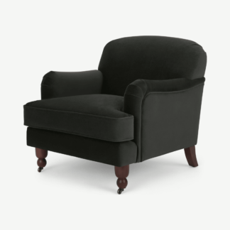 An Image of Orson Armchair, Mourne Grey Recycled Velvet