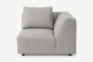 An Image of Jacklin Corner Modular Chair, Silver REPREVE® Recycled Polyester