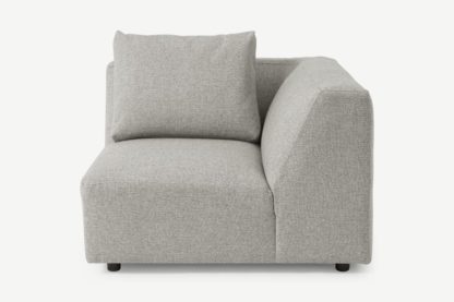 An Image of Jacklin Corner Modular Chair, Silver REPREVE® Recycled Polyester