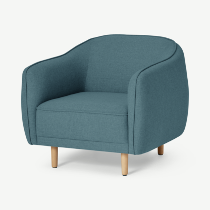 An Image of Haring Armchair, Azure Blue