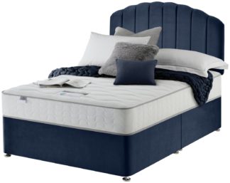 An Image of Silentnight Middleton 800Pkt Comfort Double Divan Bed - Blue