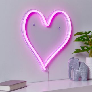 An Image of Heart Neon Sign Light MultiColoured