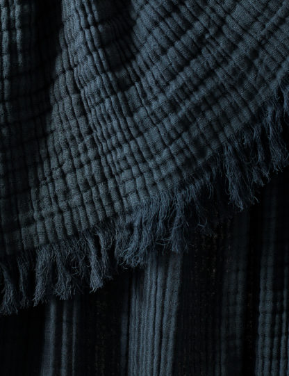 fc8e73e7356c0cf44cc36d9792f8dbfc68876d3877a41e710dd3804e4f911057.jpg An Image of M&S X Fired Earth Paris Collection Pure Cotton Throw