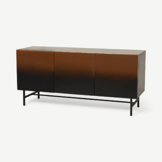 An Image of Sulta Wide Sideboard, Copper & Black Ombre