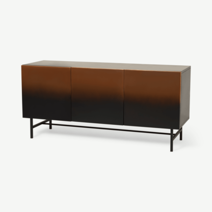 An Image of Sulta Wide Sideboard, Copper & Black Ombre