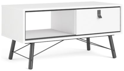 An Image of Ry 1 Drawer Coffee Table - Black