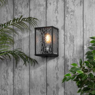 An Image of Keb Outdoor Wall Lantern - Black