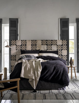 An Image of M&S X Fired Earth Casablanca Collection Mahkama Bedding Set