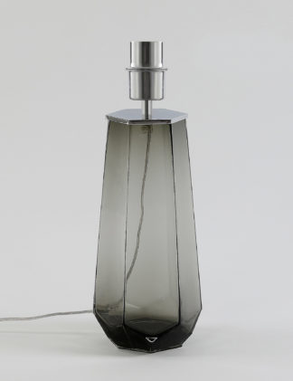 An Image of M&S Prism Glass Table Lamp Base