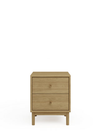An Image of M&S Newark 2 Drawer Bedside Table