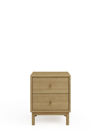 An Image of M&S Newark 2 Drawer Bedside Table