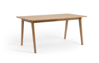 An Image of Habitat Nel Oak Veneer 4 Seater Dining Table