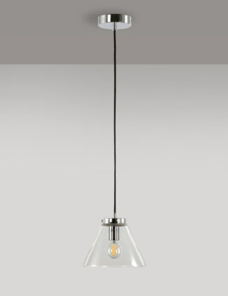 An Image of M&S Small Simple Glass Pendant