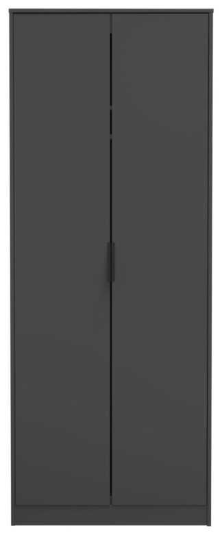An Image of Verona 2 Door Wardrobe - Grey