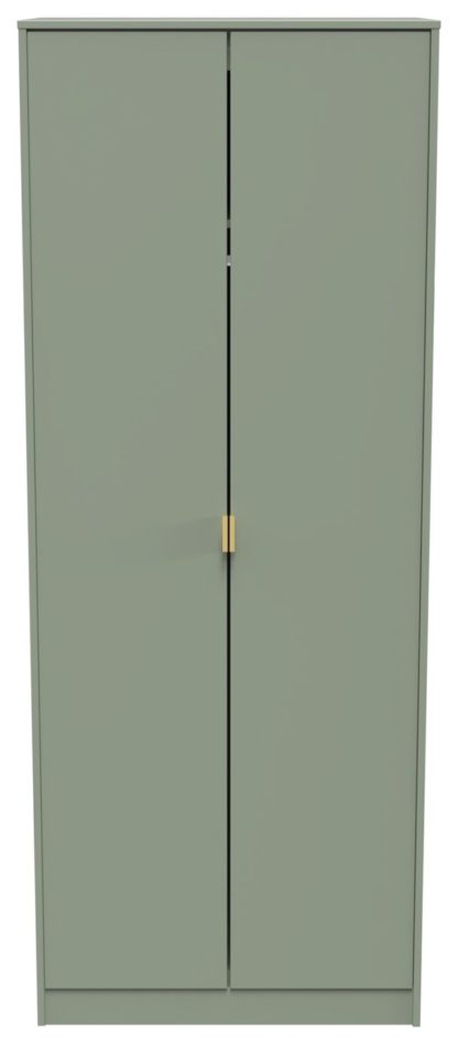 An Image of Messina 2 Door Wardrobe - White