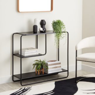 An Image of Freestanding Shelf Unit Black