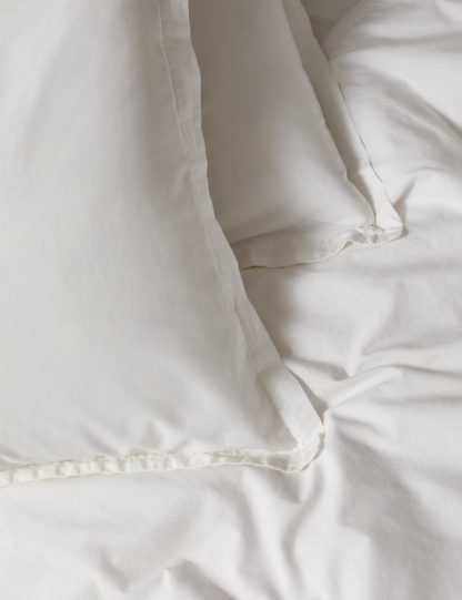 An Image of M&S X Fired Earth 2 Pack Washed Cotton Pillowcases