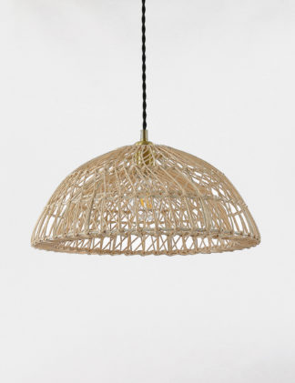 An Image of M&S Rattan Pendant Lamp Shade