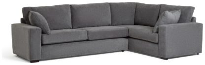 4fbc6438dea852c3cd110e3eb8712e41e4aee5a10e4acb73cb36b65f0615346e.jpg An Image of Habitat Eton Left Corner Fabric Sofa - Grey