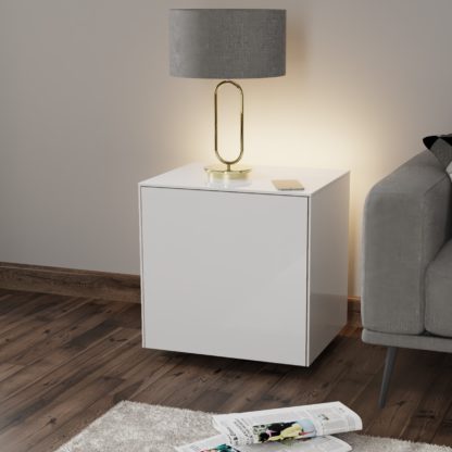 An Image of Intel LED Grey Lamp Table Grey