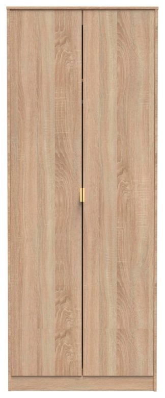 An Image of Tivoli 2 Door Wardrobe - Oak