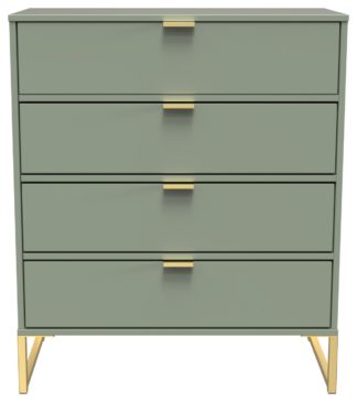 An Image of Messina 4 Drawer Chest - Green