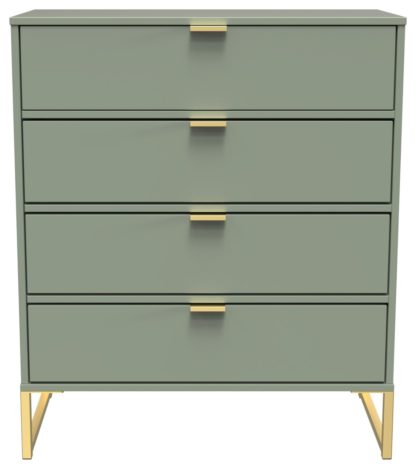 An Image of Messina 4 Drawer Chest - Green