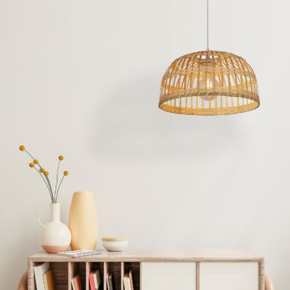 An Image of Bamboo Easy Fit Light Shade - 40cm