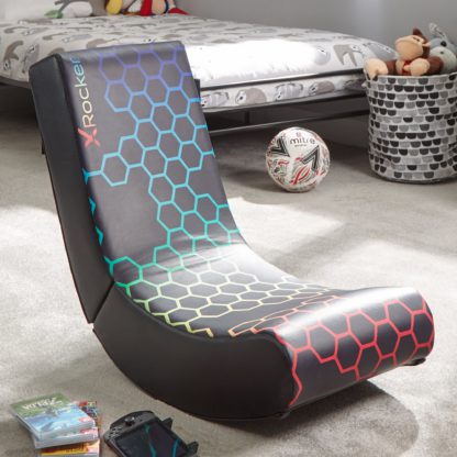 An Image of X Rocker Video Rocker Neo Hex Gaming Chair MultiColoured