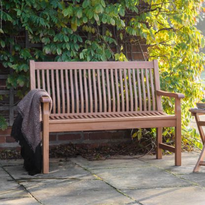 An Image of Lodi Natural Outdoor Bench Natural