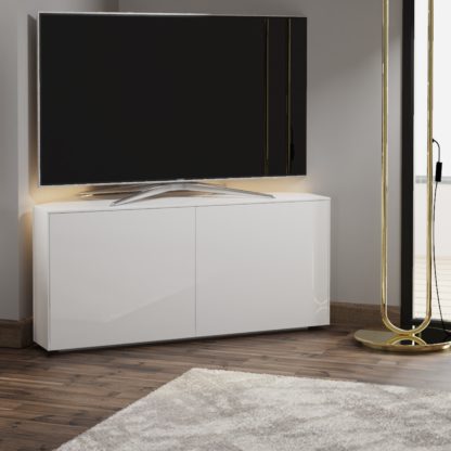 An Image of Intel LED Corner TV Unit Grey