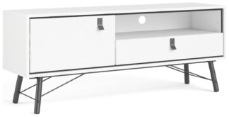 An Image of Ry 1 Door 1 Drawer TV Unit - White