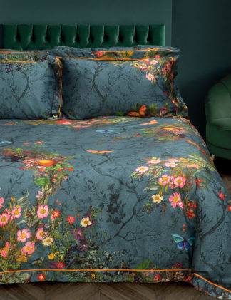 An Image of Timorous Beasties Pure Cotton Bloomsbury Garden Bedding Set