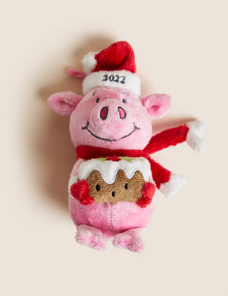 An Image of M&S Hanging Percy Pig™ Plush Decoration