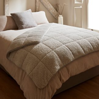An Image of Teddy Weighted Blanket Cream Teddy