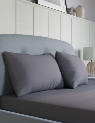 An Image of M&S 2 Pack Egyptian Cotton Sateen Pillowcases